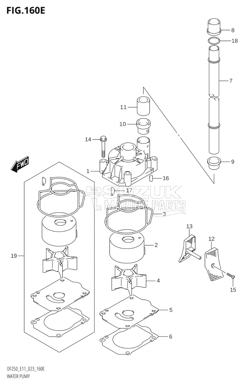 WATER PUMP (E40)