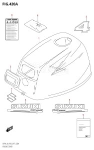 DF4A From 00403F-710001 (P03)  2017 drawing ENGINE COVER (DF4A:P03)