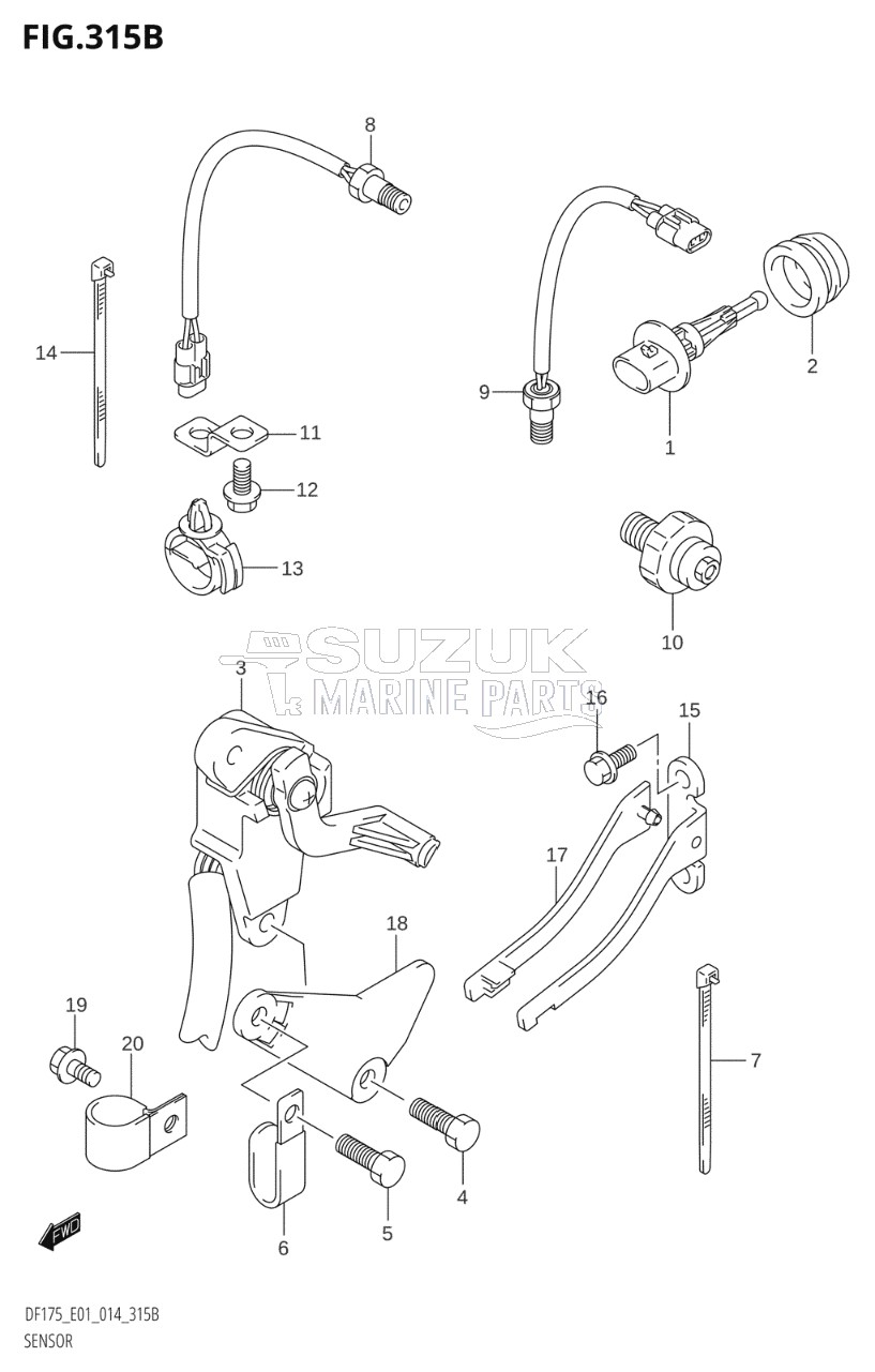 SENSOR (DF150T:E40)