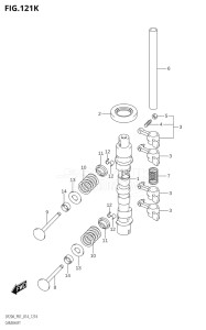 00995F-410001 (2014) 9.9hp P01-Gen. Export 1 (DF9.9B  DF9.9BR  DF9.9BT) DF9.9B drawing CAMSHAFT (DF20AT:P01)