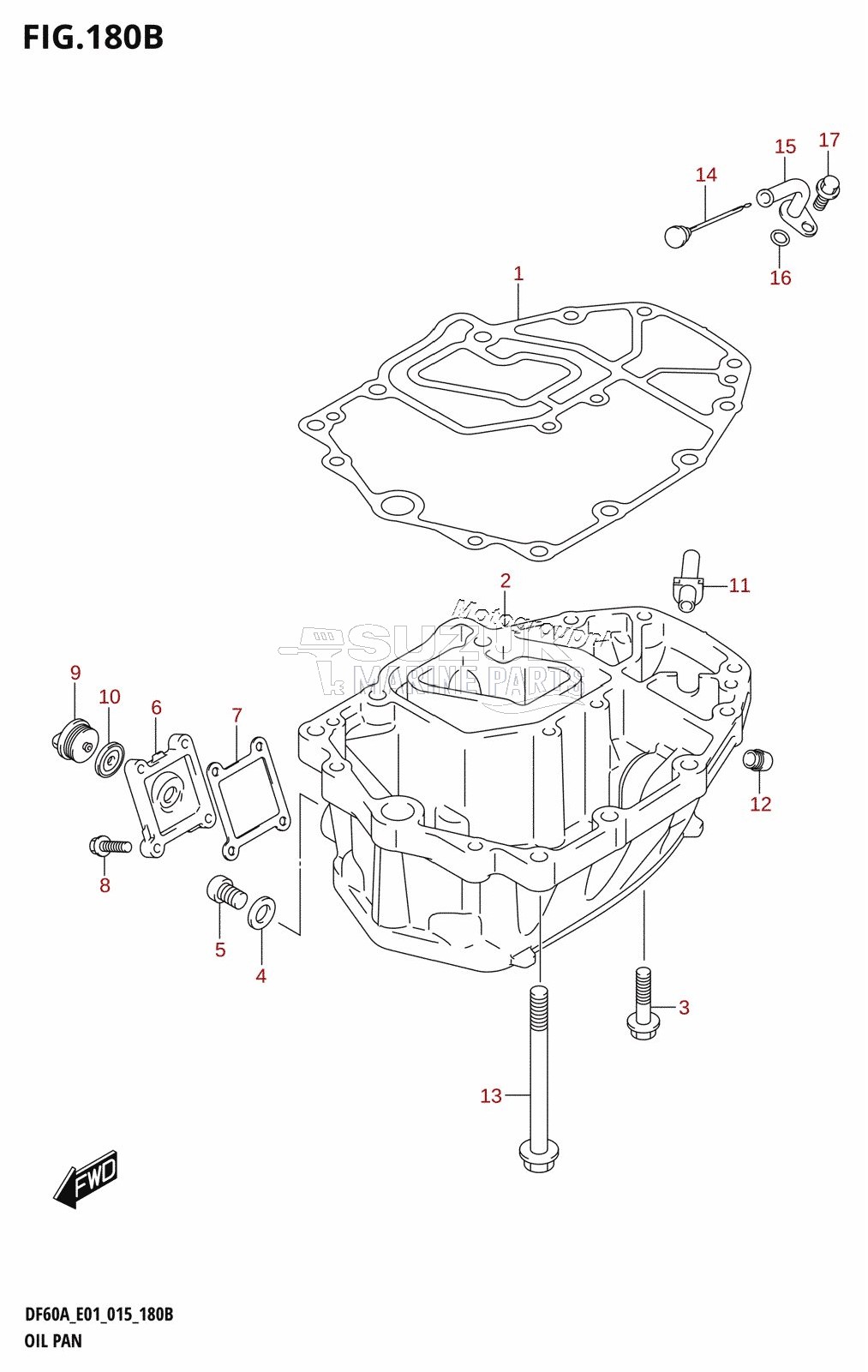 OIL PAN (DF40AQH:E01)