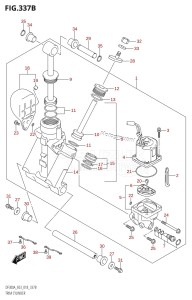 DF225Z From 22503Z-810001 (E03)  2018 drawing TRIM CYLINDER (L-TRANSOM)