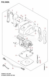 DF150AP From 15003P-440001 (E11)  2024 drawing OPT:REMOTE CONTROL ASSY DUAL