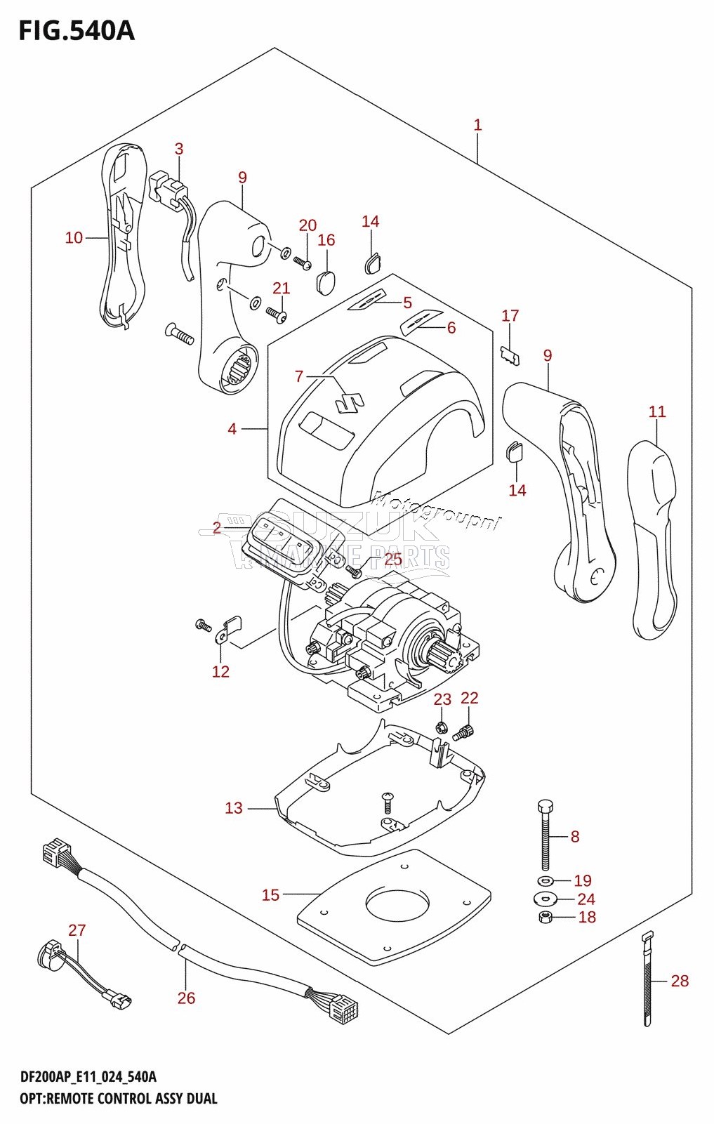 OPT:REMOTE CONTROL ASSY DUAL