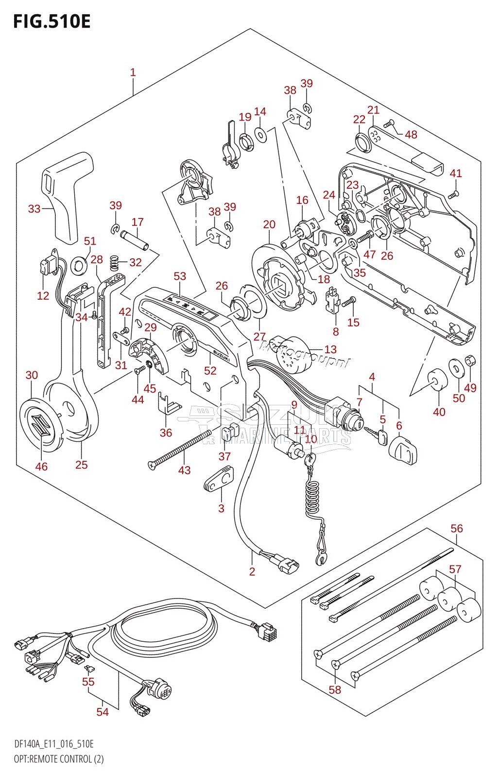 OPT:REMOTE CONTROL (2) (DF115AZ:E40)