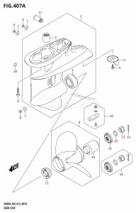 DF60A From 06002F-210001 (E03)  2012 drawing GEAR CASE