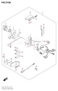 DF8A From 00801F-510001 (P03)  2015 drawing OPT:REMOTE CONTROL PARTS (DF8A:P03)