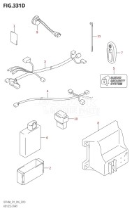 DF140AZ From 14003Z-610001 (E03)  2016 drawing KEY LESS START (DF115AST:E03)