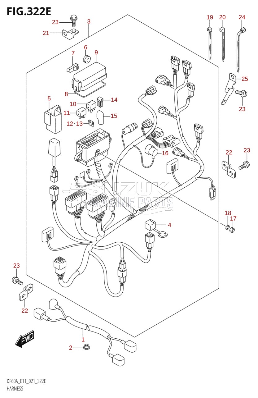 HARNESS (DF60AQH)