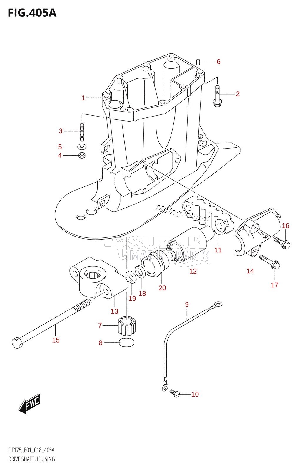 DRIVE SHAFT HOUSING