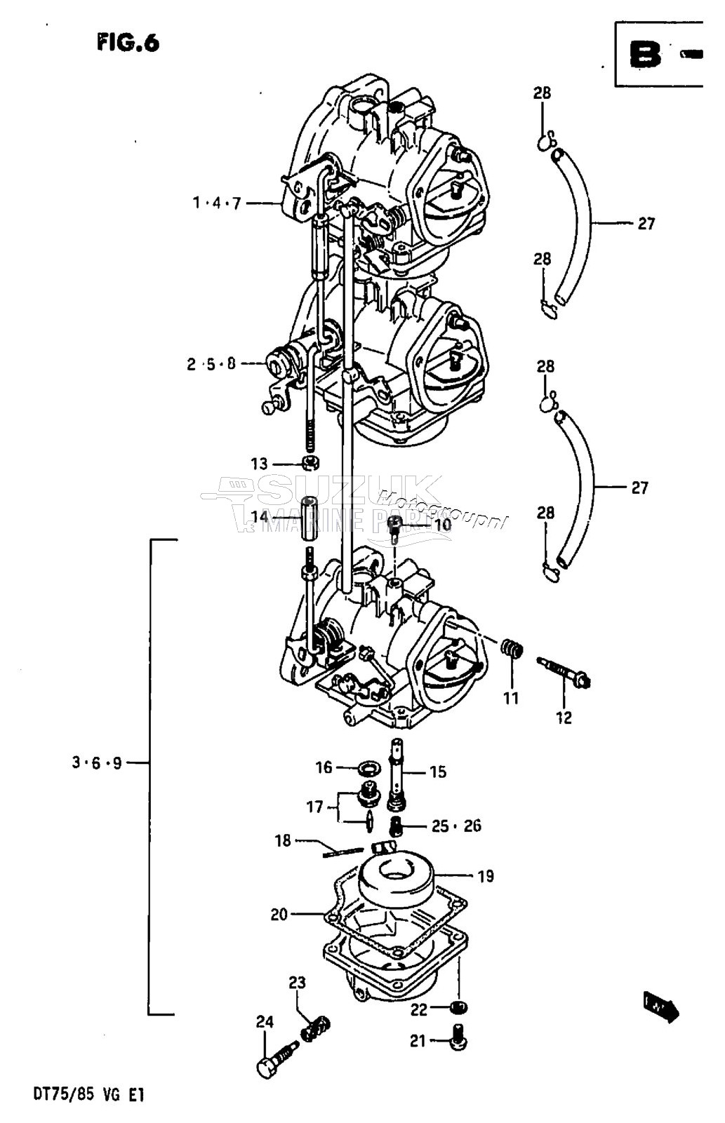 CARBURETOR (DT85)