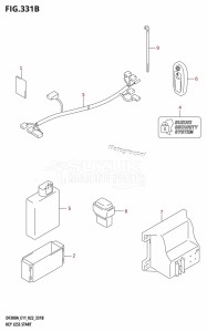 DF300A From 30002P-240001 (E11 E40)  2022 drawing KEY LESS START (022:E11)