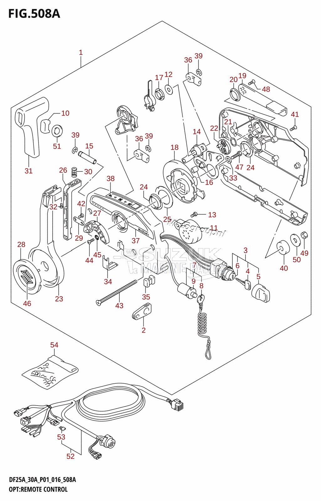 OPT:REMOTE CONTROL (DF25A:P01)