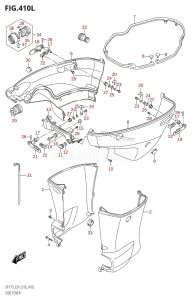 DF175ZG From 17502Z-610001 (E01 E40)  2016 drawing SIDE COVER (DF175TG:E01)