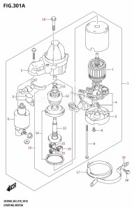 DF200A From 20003F-810001 (E03)  2018 drawing STARTING MOTOR