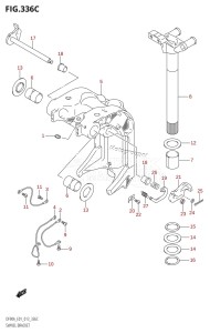 DF90A From 09003F-310001 (E01 E40)  2013 drawing SWIVEL BRACKET (DF70ATH:E01)