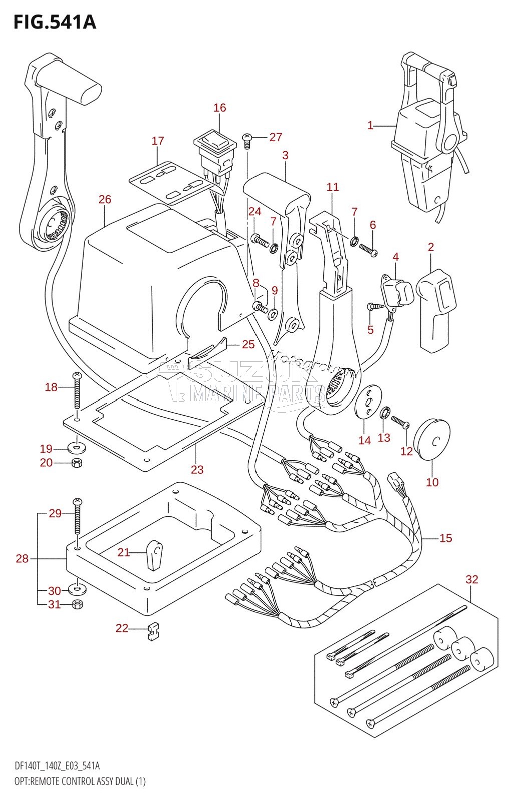 OPT:REMOTE CONTROL ASSY DUAL (1)