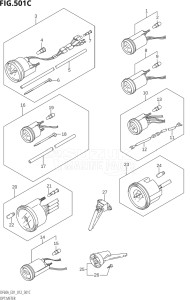 05003F-210001 (2012) 50hp E01-Gen. Export 1 (DF50AT  DF50ATH) DF50A drawing OPT:METER (DF40AST:E34)