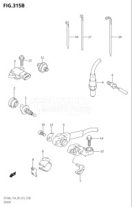 14003Z-310001 (2013) 140hp E01 E40-Gen. Export 1 - Costa Rica (DF140AZ) DF140AZ drawing SENSOR (DF100AT:E40)