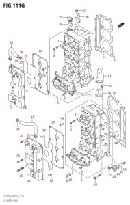 DF250ST From 25004F-310001 (E03)  2013 drawing CYLINDER HEAD (DF250ST:E03)