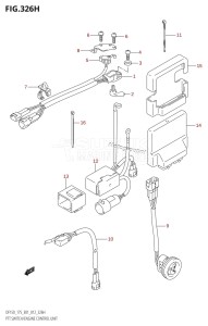 DF175T From 17502F-210001 (E01 E40)  2012 drawing PTT SWITCH /​ ENGINE CONTROL UNIT (DF175Z:E40)