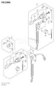 DF25 From 02503F-310001 (E01)  2013 drawing OPT:SWITCH (DF25R:E01)