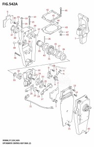 DF150AS From 15003F-440001 (E03 E11 E40)  2024 drawing OPT:REMOTE CONTROL ASSY DUAL (2)