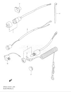 00991 F-371001- (2003) 9.9hp - (DF9.9(A,R,AR)S K3) DF9.9(A,R,A)S drawing ELECTRICAL (1)