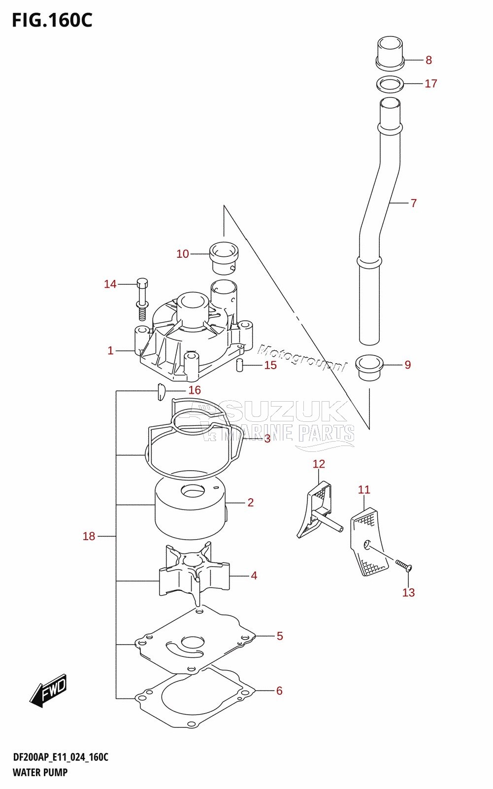 WATER PUMP (E40)