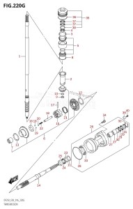 DF225T From 22503F-610001 (E03)  2016 drawing TRANSMISSION (DF250ST:E03)