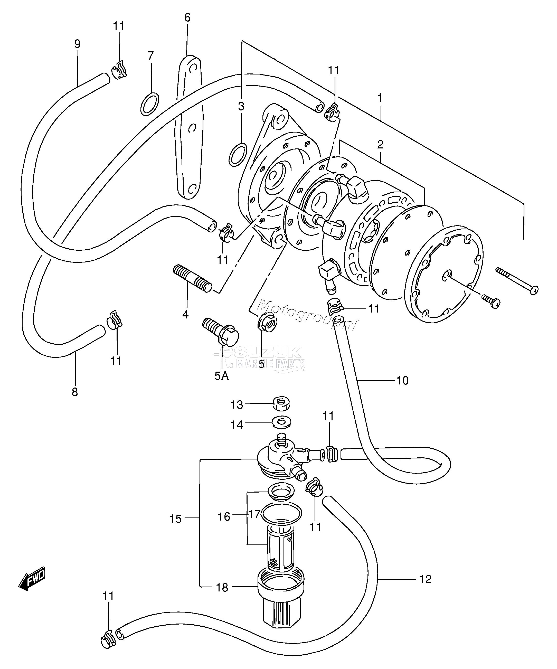 FUEL PUMP (MODEL:86~94)