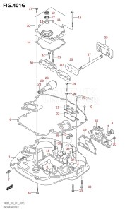 DF250Z From 25003Z-310001 (E03)  2013 drawing ENGINE HOLDER (DF250ST:E03)