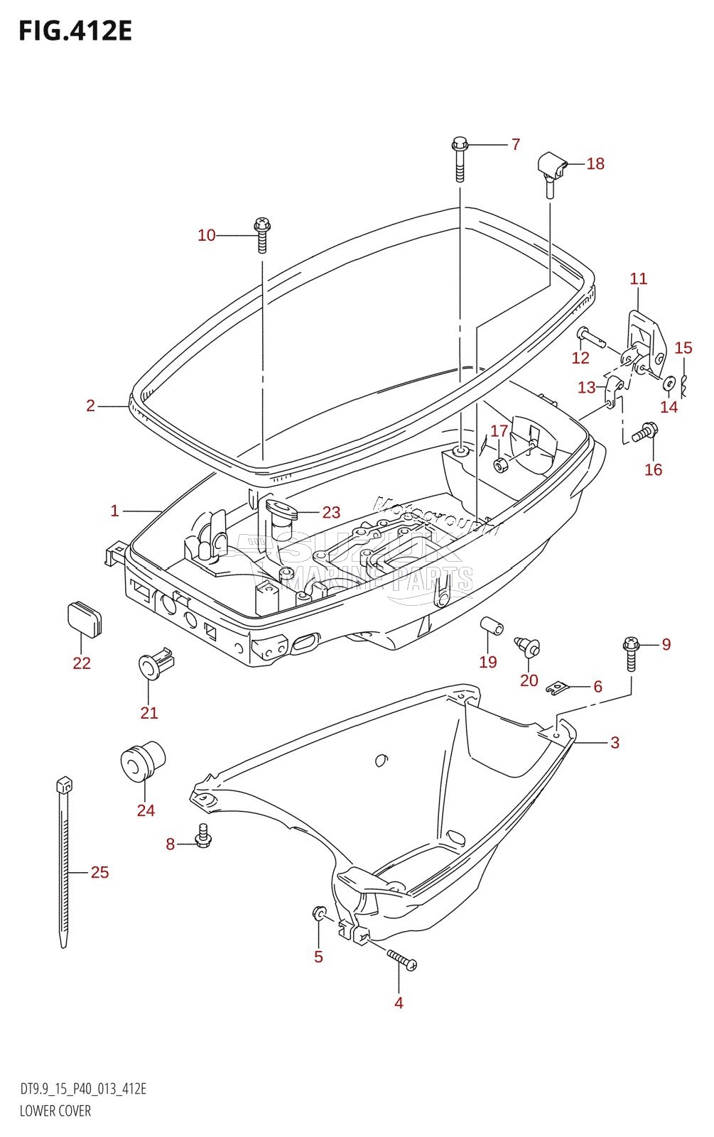 LOWER COVER (DT15K:P36)