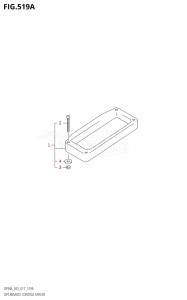 08002F-710001 (2017) 80hp E03-USA (DF80AT) DF80A drawing OPT:REMOTE CONTROL SPACER