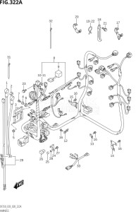 25003Z-910001 (2019) 250hp E03 E40-USA - Costa Rica (DF250ST  DF250Z) DF250Z drawing HARNESS (DF225T,DF225Z)