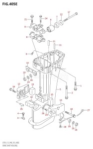 DT15 From 01503K-310001 (P36-)  2013 drawing DRIVE SHAFT HOUSING (DT15K:P36)