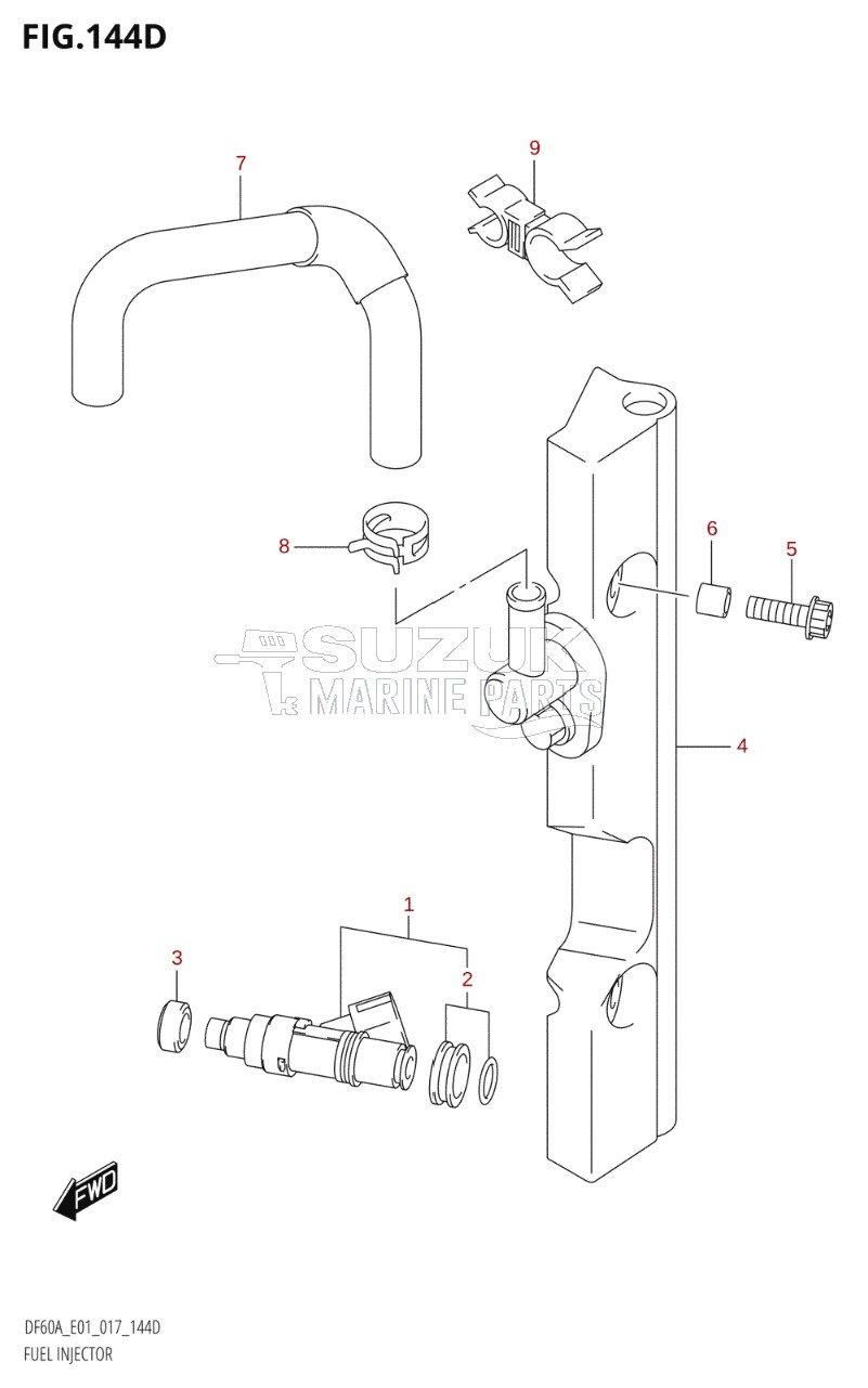 FUEL INJECTOR (DF40AST:E34)