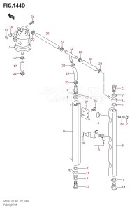 DF115T From 11502F-210001 (E01 E40)  2012 drawing FUEL INJECTOR (DF115T:E40)