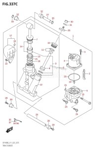 DF115BG From 11505F-240001 (E40)  2022 drawing TRIM CYLINDER ((DF140BG,DF140BZG):E40)