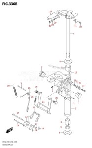 DF20A From 02002F-410001 (P01)  2014 drawing SWIVEL BRACKET (DF9.9BR:P01)