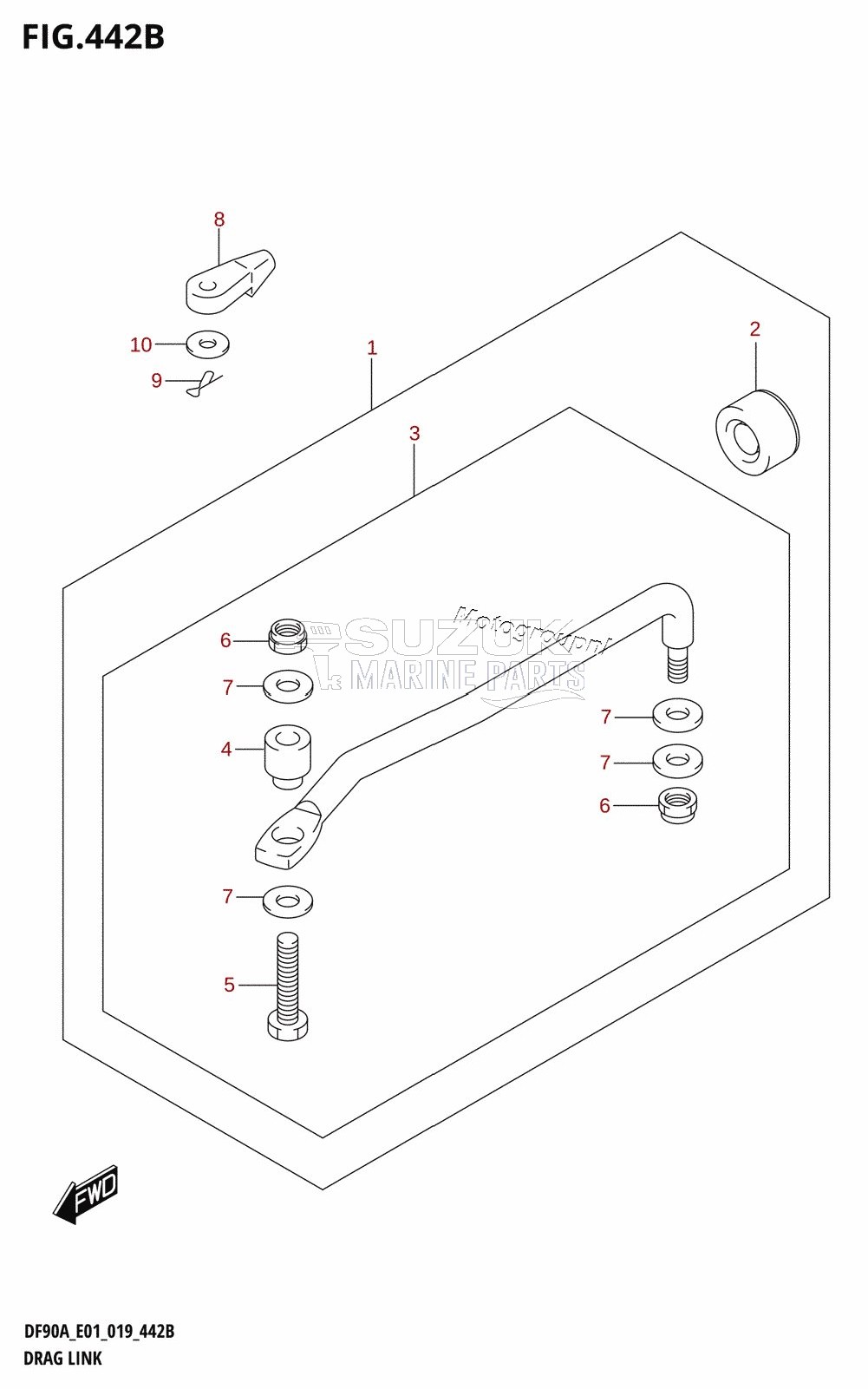 DRAG LINK (DF70ATH,DF90ATH)