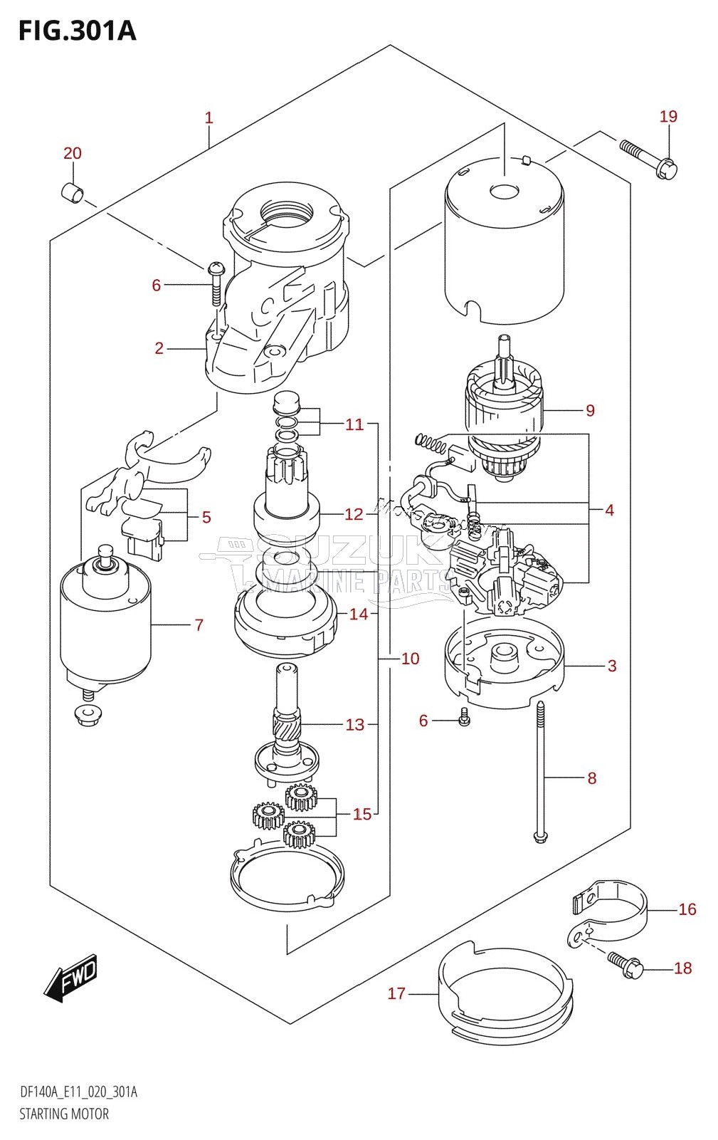 STARTING MOTOR