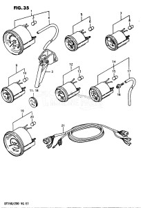 DT150 From 15001-601001 till 602891 ()  1986 drawing OPT : METER