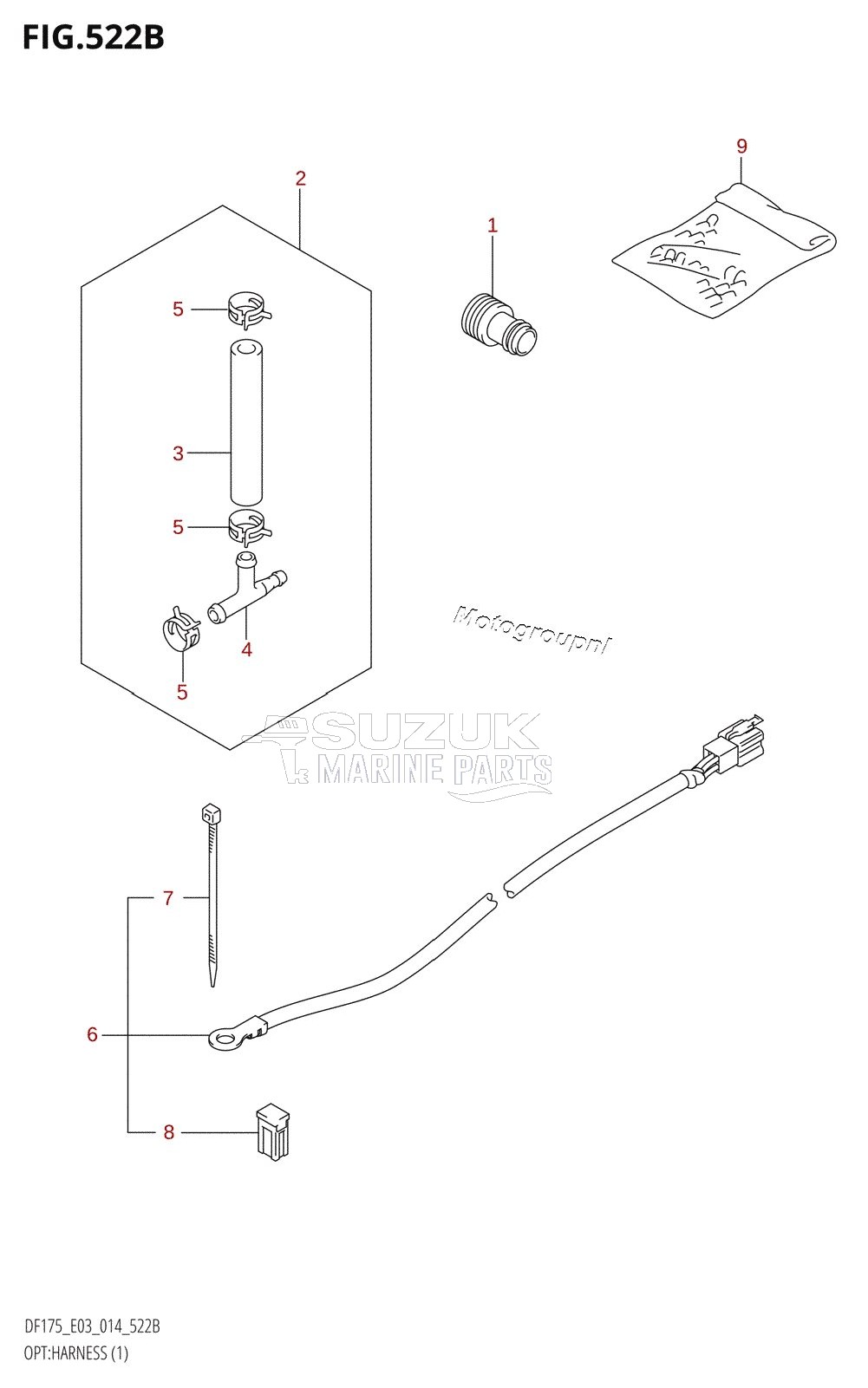 OPT:HARNESS (1) (DF150TG:E03)