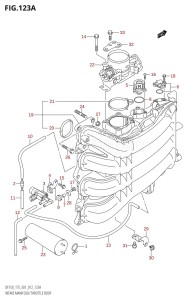 DF150Z From 15002Z-210001 (E01 E40)  2012 drawing INTAKE MANIFOLD /​ THROTTLE BODY