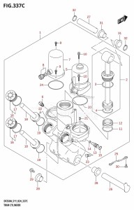 DF350A From 35001F-440001 (E11)  2024 drawing TRIM CYLINDER (DF350AMD,DF300BMD)