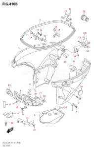 02504F-710001 (2017) 25hp P01-Gen. Export 1 (DF25A  DF25AR  DF25AT  DF25ATH) DF25A drawing SIDE COVER (DF25AR:P01)