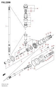 DF300 From 30002F-010001 (E03)  2010 drawing TRANSMISSION (DF300Z)