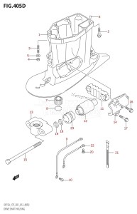 DF150Z From 15002Z-210001 (E01 E40)  2012 drawing DRIVE SHAFT HOUSING (DF150Z:E40)