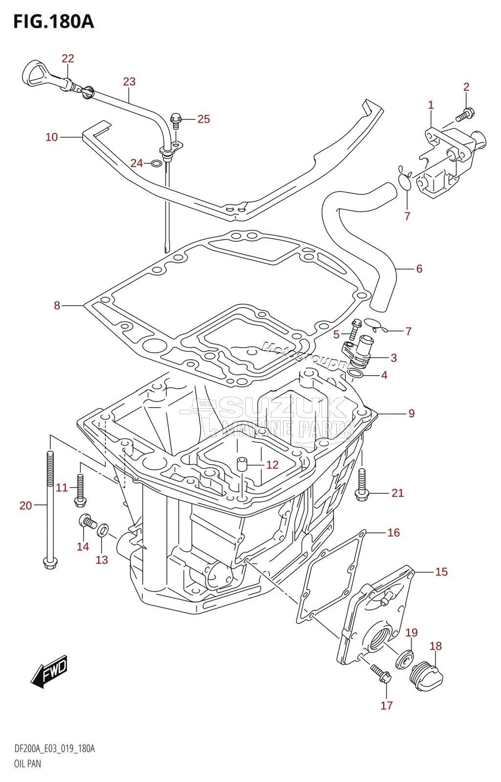 OIL PAN (DF200AT,DF200AZ,DF175AT,DF175AZ,DF150AZ)